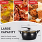 🍲 50% RABATT NU! Mikrotryck Emaljerad Gryta med Stor Kapacitet – snabbare tillagning, jämn värme & lätt att rengöra – perfekt för familjemåltider och långkok 🥘✨