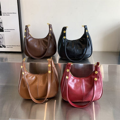 👛 50% RABATT NU! Klassisk axelväska i solid färg med dragkedja – säker, hållbar & stilren – perfekt för vardag, jobb och resor 👜✨