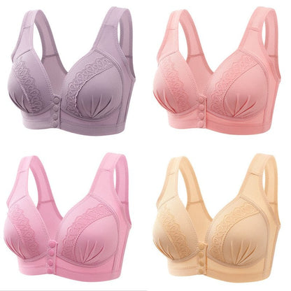 ✨ Köp 1 få 2 gratis!✨ Frontknäppt bh med U‑format stöd – stor storlek, tunna modeller, bekväm & formande – perfekt för vardag och aktivitet 👙💖