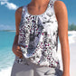 👙 50% RABATT NU! Mönstrat Tankini-set för kvinnor – iögonfallande tryck, bekväm passform & snabbtorkande – perfekt för strand, pool och semester 🌊✨