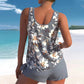 👙 50% RABATT NU! Mönstrat Tankini-set för kvinnor – iögonfallande tryck, bekväm passform & snabbtorkande – perfekt för strand, pool och semester 🌊✨