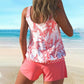👙 50% RABATT NU! Mönstrat Tankini-set för kvinnor – iögonfallande tryck, bekväm passform & snabbtorkande – perfekt för strand, pool och semester 🌊✨