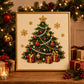 🎄 50% RABATT NU! DIY Jul Pärl-Diamantmålning Konstkit – 5 klassiska motiv, enkla steg & skimrande 3D-effekt – perfekt för mysiga vinterkvällar och som present ✨🖼️