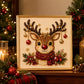 🎄 50% RABATT NU! DIY Jul Pärl-Diamantmålning Konstkit – 5 klassiska motiv, enkla steg & skimrande 3D-effekt – perfekt för mysiga vinterkvällar och som present ✨🖼️