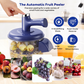 🧄🍎 50% RABATT NU! Transparent elektrisk frukt- & grönsaksskalare – 5 rostfria blad, snabb skalning & enkel rengöring – perfekt för köket 🍇✨