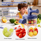 🧄🍎 50% RABATT NU! Transparent elektrisk frukt- & grönsaksskalare – 5 rostfria blad, snabb skalning & enkel rengöring – perfekt för köket 🍇✨