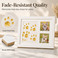 🐾 50% RABATT NU! DIY-minneskit för husdjurs tassavtryck – träram, mjuk lera & plats för foto – bevara ett älskat minne för alltid 🖼️🐱