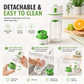 🍹 50% RABATT NU! Trådlös portabel juicepresskopp – 1200 mAh, 2‑i‑1 lock & 10‑bladig skärare – färsk juice på 35 sekunder – perfekt för kontoret, gymmet och resan 🥤✨