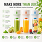 🍹 50% RABATT NU! Trådlös portabel juicepresskopp – 1200 mAh, 2‑i‑1 lock & 10‑bladig skärare – färsk juice på 35 sekunder – perfekt för kontoret, gymmet och resan 🥤✨