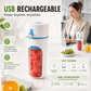 🍹 50% RABATT NU! Trådlös portabel juicepresskopp – 1200 mAh, 2‑i‑1 lock & 10‑bladig skärare – färsk juice på 35 sekunder – perfekt för kontoret, gymmet och resan 🥤✨