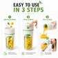 🍹 50% RABATT NU! Trådlös portabel juicepresskopp – 1200 mAh, 2‑i‑1 lock & 10‑bladig skärare – färsk juice på 35 sekunder – perfekt för kontoret, gymmet och resan 🥤✨