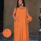 👗 50% RABATT NU! Ärmlös maxiklänning med fickor – U‑halsad, andningsbar & mångsidig – perfekt för varma dagar, stranden och vardagen ☀️✨