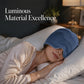 🌙 50% RABATT NU! 😴✨ Weighted Sleep Cap with Eye Mask – ljusblockerande, mjuk & bärbar – perfekt för avslappning, resor och bättre sömn ✨