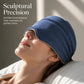 🌙 50% RABATT NU! 😴✨ Weighted Sleep Cap with Eye Mask – ljusblockerande, mjuk & bärbar – perfekt för avslappning, resor och bättre sömn ✨