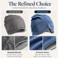 🌙 50% RABATT NU! 😴✨ Weighted Sleep Cap with Eye Mask – ljusblockerande, mjuk & bärbar – perfekt för avslappning, resor och bättre sömn ✨