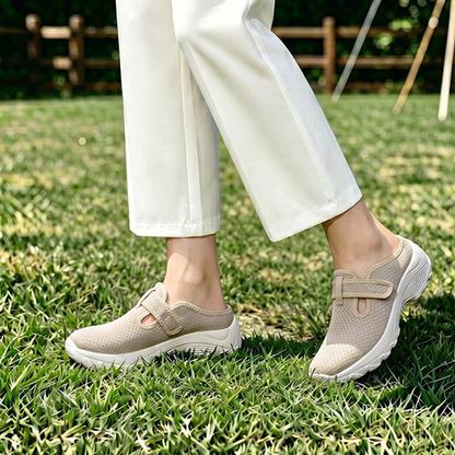 👟 50% RABATT NU! Comfort Lift‑promenadskor för kvinnor – lätta, andningsbara & dämpande – med plattformssula och slip‑on‑design – perfekt för sommar, resor och vardagspromenader ☀️👣