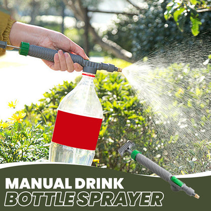 🌿50 % RABATT JUST NU! Manuell spruta för dryckesflaskor med justerbart munstycke – bärbart DIY-sprutverktyg för trädgården, passar vanliga plastflaskor för vattning, gödsling och skadedjursbekämpning