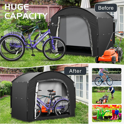 🚲🏕️ Vattentätt utomhustält – rymmer cyklar, campingutrustning, trädgårdsmöbler & mer – stor förvaring för allt ⛺✨