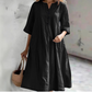 👗 50% RABATT NU! Oversized A‑Line Midi Dress with Pockets – smickrande V‑ringning, mjukt tyg & praktiska fickor – perfekt för vardag, semester och avslappnade tillfällen 🌸✨