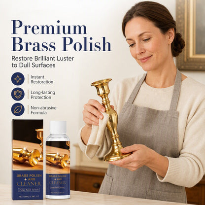 ✨ 50% RABATT NU! Mässingsputsmedel & rengöringsmedel 100 ml – tar bort oxidation, missfärgning & avlagringar – perfekt för mässingsbeslag, kopparkärl och dekorativa föremål 🏺✨