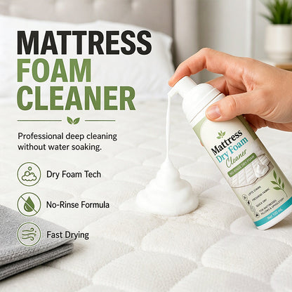 50% RABATT NU! Skumrengöring för madrasser utan sköljning – aktiv enzymkraft, snabb torkning & skonsam textilvård – perfekt för fläckar och lukt ✨