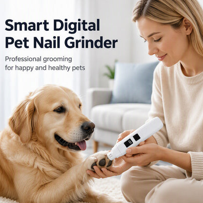 🐾 50% RABATT NU! Elektrisk kloslip för husdjur med LED‑display – tyst, precis & enkel att använda – perfekt för katter och hundar 🐶🐱✨