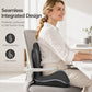 🪑 50% RABATT NU! ✨ Ergonomisk sittdyna i memory foam med ryggstöd – bekväm & stödjande för hem, kontor och bil 💺🛡️