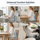 🪑 50% RABATT NU! ✨ Ergonomisk sittdyna i memory foam med ryggstöd – bekväm & stödjande för hem, kontor och bil 💺🛡️