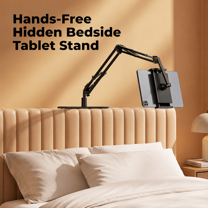 📱 50% RABATT NU! 🛏️ Magnetiskt sängbord surfplatteställ med dold madrass‑bas – handsfree, flervinklad & universell – perfekt för filmtittande och läsning i sängen 🌙✨