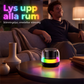 🔈 50% RABATT NU! Bärbar Bluetooth-högtalare med RGB‑ljus – 360° ljud, retrodesign & levande atmosfär – perfekt för hemmet, resan och uteplatsen 🎶✨