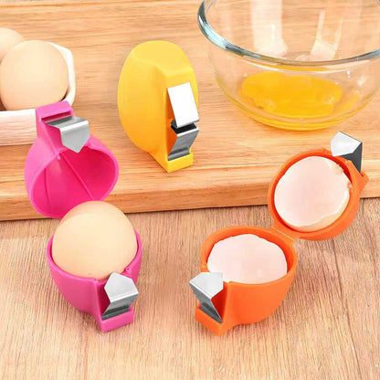 🥚🔥 50% RABATT NU! Handhållen äggöppnare – kladdfri krackning, enkel användning & livsmedelssäker – perfekt för köket, picknick och camping 🍳✨