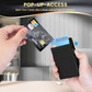 ✨ 50% RABATT NU! AirTag-plånbok för män – popup-korthållare i aluminium, RFID-skydd & minimalistisk design – perfekt för vardag, resor och pendling 💳🔒