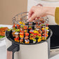 🔥 50 % RABATT NU! 316 rostfritt stål multifunktionellt grillgaller – maxa din luftfritös – dubbel kapacitet, jämn värme & livsmedelsgodkänt 🍗🍟