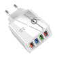 🔌 50% RABATT NU! 4-Port USB Charger Adapter – ultimat 4-portars hub, premiumbygge & stabilt energiflöde – perfekt för resor, kontor och hemmet ⚡✨