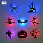 🎃 50% RABATT NU! Halloween Glow in Dark Wall Stickers – 3D-silhuetter, självhäftande & lyser i mörkret – perfekt för fester, sovrum och entréer 🦇✨
