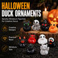 🎃 50% RABATT NU! Spooky Duck Decor – handmålade resinankor – lekfulla, kusliga & perfekta för Halloween‑dekoration, DIY‑projekt och skrivbordspynt 🦆✨
