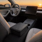 🚗 50% RABATT NU! ✨ Universell armstödsdyna för bilens mittkonsol – minnesskum, PU-läder & dubbla fickor – perfekt för långa körningar 🛋️