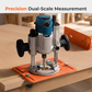 🔧 50% RABATT NU! ⚙️ Aluminiumlegeringens fräsfäste för spårning – precisionsstyrning, stabil konstruktion & universell passform – perfekt för professionell träbearbetning och DIY 🛠️✨