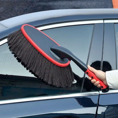 🚗✨ 50 % RABATT! Aldrig mer ränder eller repor! Denna bilputsare med 360° vridbart huvud och vaxbehandlade borststrån gör din lack dammfri och glänsande med ett enda svep – kan förlängas ända upp till taket, utan stege!