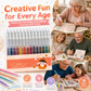 🎨 50% RABATT NU! Retractable Glitter Gel Pen Set – livfullt glitterbläck, snabbtorkande & tunn spets – perfekt för journaling, teckning och kreativa projekt ✨🖊️