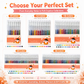 🎨 50% RABATT NU! Retractable Glitter Gel Pen Set – livfullt glitterbläck, snabbtorkande & tunn spets – perfekt för journaling, teckning och kreativa projekt ✨🖊️
