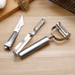 🥔 50% RABATT NU! 2-in-1 Stainless Steel Peeler and Julienne Slicer – skalning & julienne i ett – rostfritt stål, ergonomiskt grepp & lätt att rengöra – perfekt för grönsaksförberedelser ✨🔪