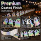 🎃 50% RABATT NU! Halloween Holographic Laser Ghost Border Sticker – bländande spökdesign, regnbågsskimmer & 5 meter – perfekt för klassrum, hem och fönster 👻✨