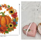 🍂 50% RABATT NU! Höstlig pumpakrans i diamanter – komplett DIY-kit med akrylbas, färgkodade pärlor & upphängningskedja – perfekt för höst- och skördeinredning 🎃✨