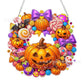 🍂 50% RABATT NU! Höstlig pumpakrans i diamanter – komplett DIY-kit med akrylbas, färgkodade pärlor & upphängningskedja – perfekt för höst- och skördeinredning 🎃✨