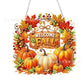 🍂 50% RABATT NU! Höstlig pumpakrans i diamanter – komplett DIY-kit med akrylbas, färgkodade pärlor & upphängningskedja – perfekt för höst- och skördeinredning 🎃✨
