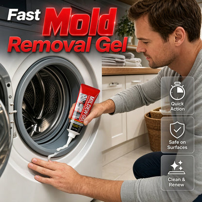 🧴 50% RABATT NU! Powerful Mold Stain Remover Gel – tjock gel som fastnar, tar bort mögel på svåra fläckar – perfekt för fogar, tätningar och kakel ✨🧽