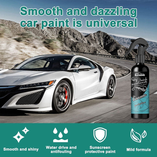 🚗 50% RABATT NU! Keramiskt beläggningsmedel för bilar – reptålig, UV-skyddande & kristallglans – perfekt för alla bilar – spraya och torka av på 3 minuter ✨🛡️