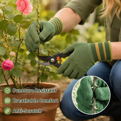 🧤 50% RABATT NU! 🌱 Robusta trädgårdshandskar i gummi – halkfria, slitstarka & bekväma – perfekt för växtvård, beskärning och tungt arbete ✨