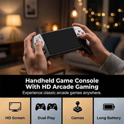 🎮 50% RABATT NU! 🕹️ Handhållen spelkonsol – tvåspelarläge, 5-tums HD-skärm & ergonomiskt grepp – retrokul var du än är! ✨